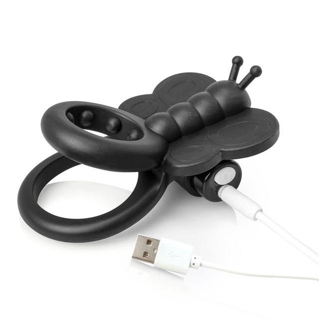 Charged Monarch Wearable Butterfly Black Vibe