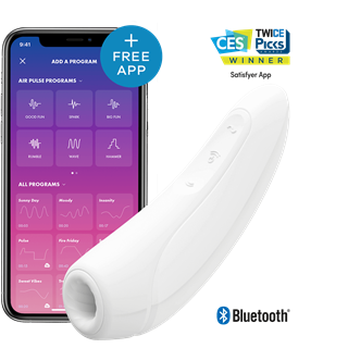 Curvy 1+ Lufttrykkvibrator Med App