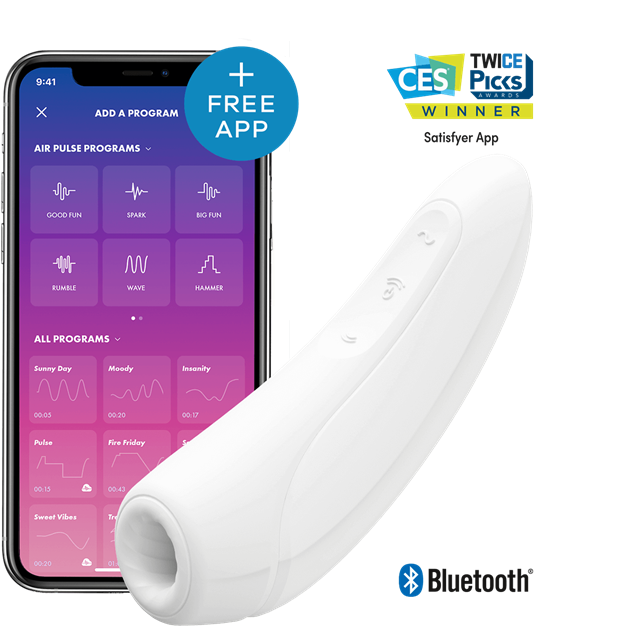 Curvy 1+ Lufttrykkvibrator med App