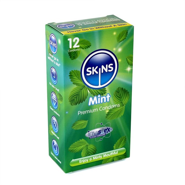 Kondomer med Mintsmak 12-pack