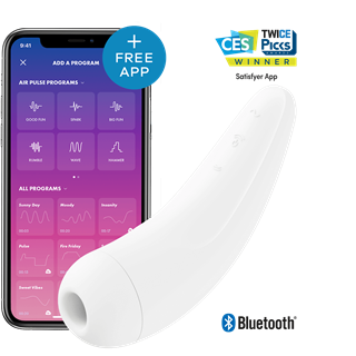 Curvy 2+ Lufttrykkvibrator Med App