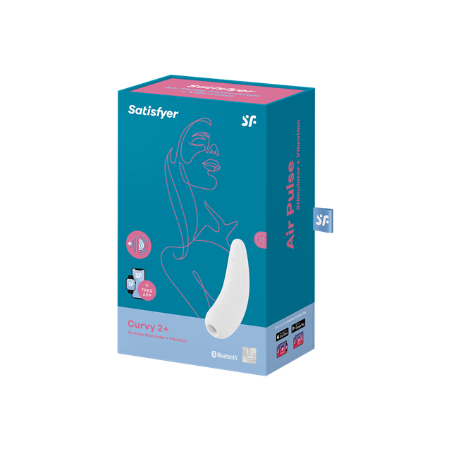 Curvy 2+ Lufttrykkvibrator med App