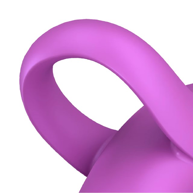 SATISFYER Bold Lover Finger Vibrator - Mørk rosa