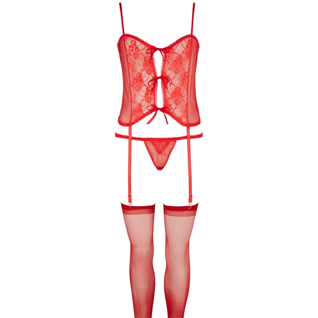 Basque Sexy Set - Red S-L