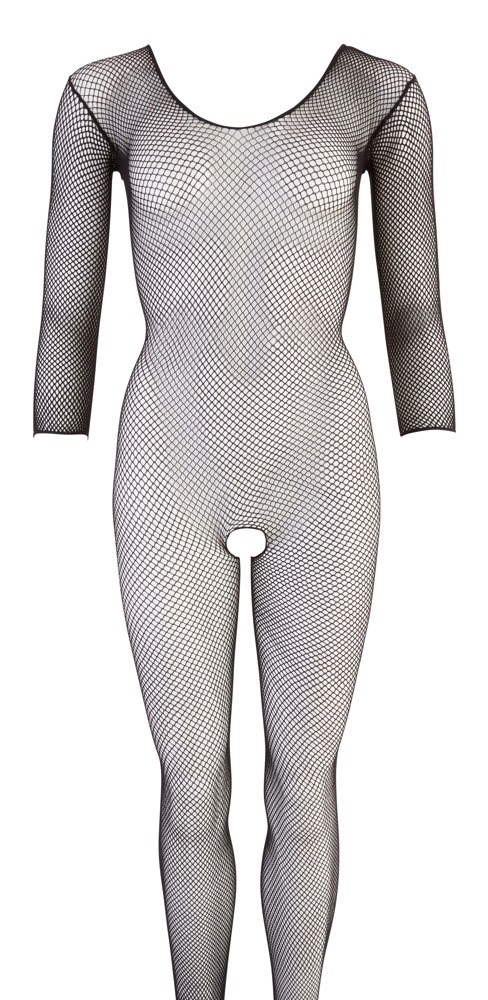 Catsuit Netting Svart S-L