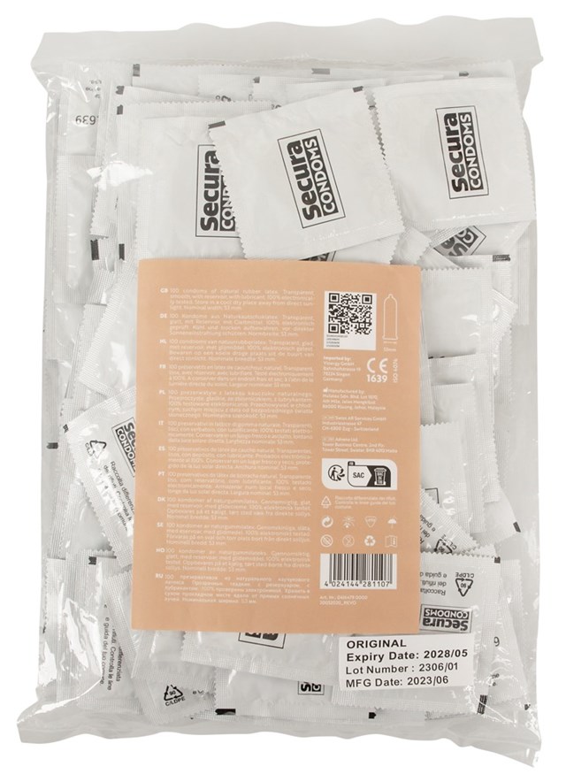 Original Transparent 100 pcs Condoms