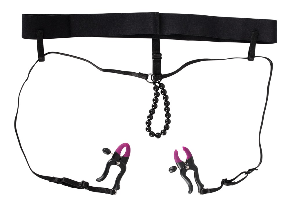 Pearl String with Silicone Clamps