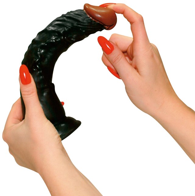 Realistisk Dildo 23 cm - Svart