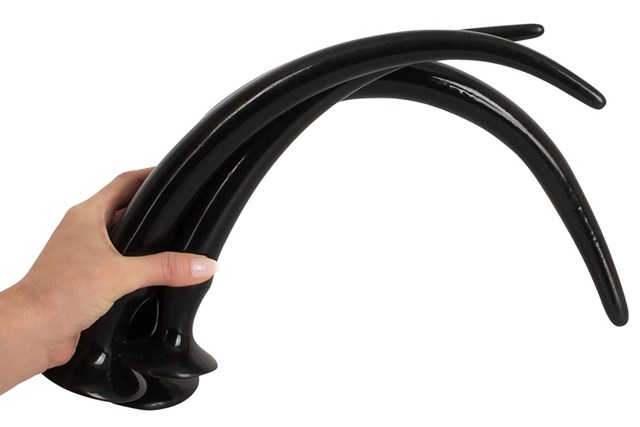 Super Long Flexible Butt Plug Set - Black