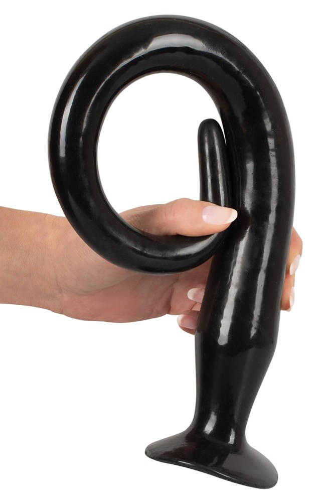 Super Long Flexible Butt Plug Set - Black