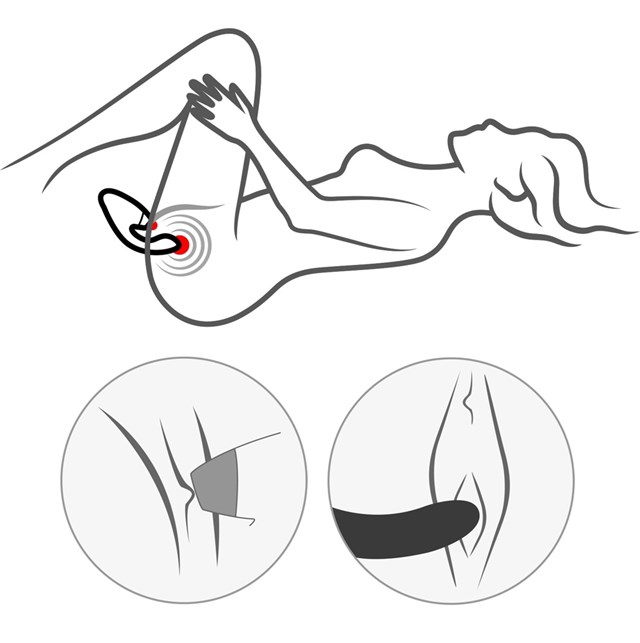 Duo Light-Pink - Vibrator for Klitoris og G-punktet