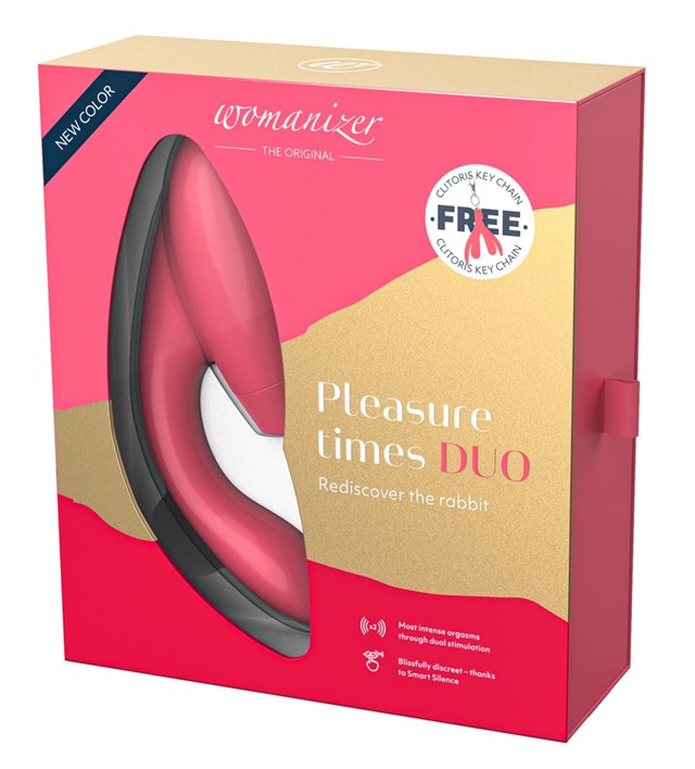Duo Light-Pink - Vibrator for Klitoris og G-punktet