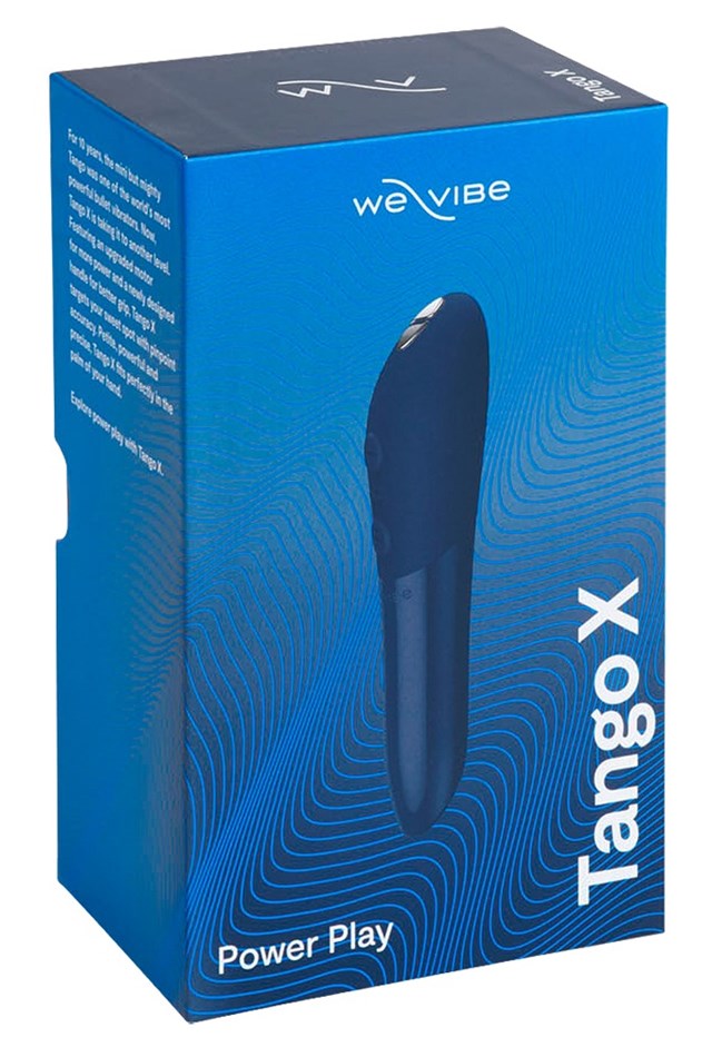 Tango X Rechargeable Vibrating Bullet - Deep Blue