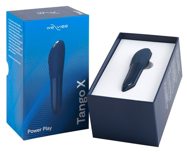 Tango X Rechargeable Vibrating Bullet - Deep Blue