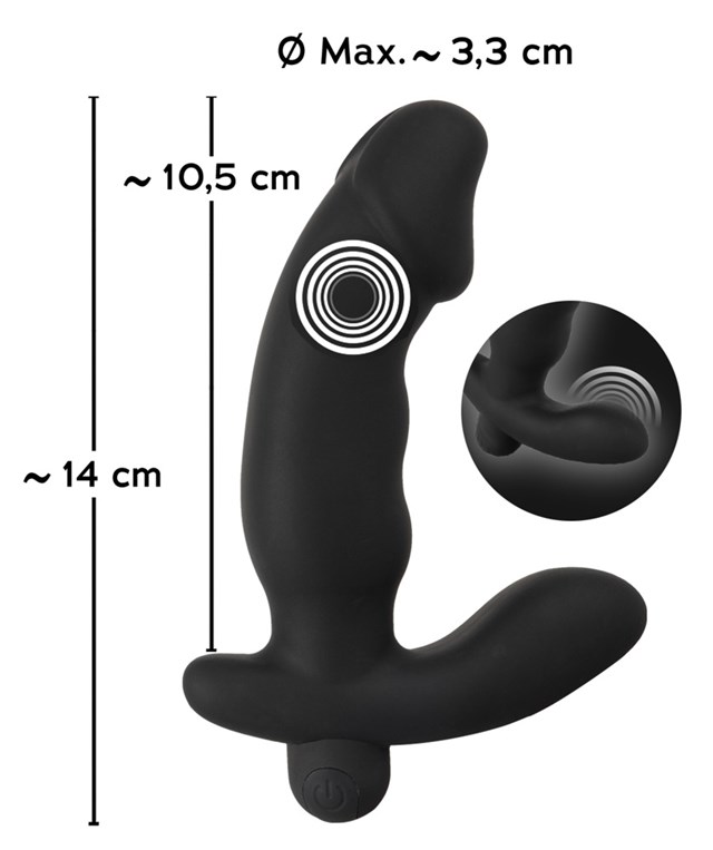 Vibrerende Penisformet Analplugg