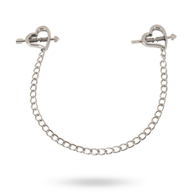 Heart shaped nipple clamps