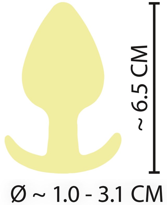 Cuties – Mini Butt Plug – Yellow