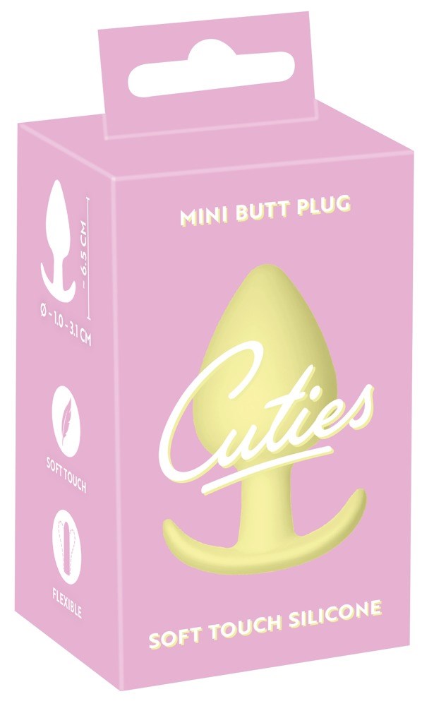 Cuties – Mini Butt Plug – Yellow