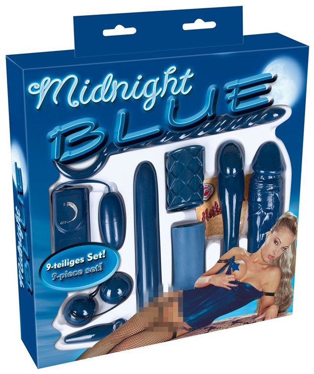 Midnight Blue 9stk Sexleketøy