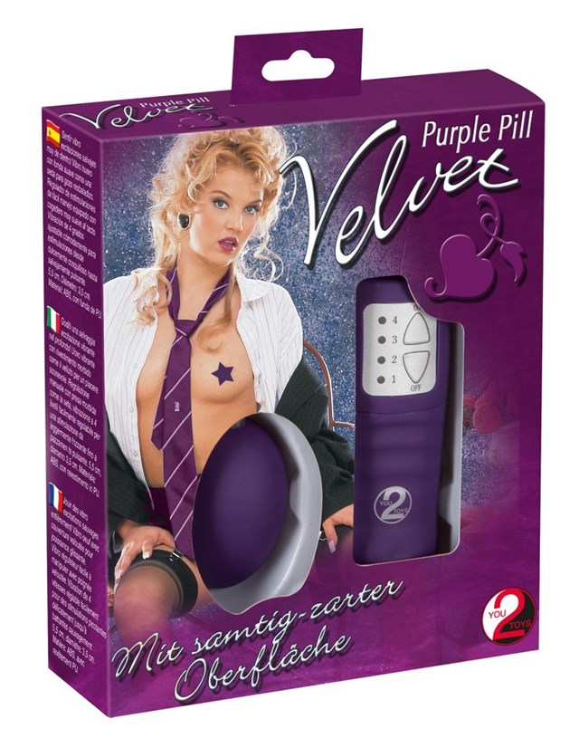 Velvet Pill Bullet - Purple