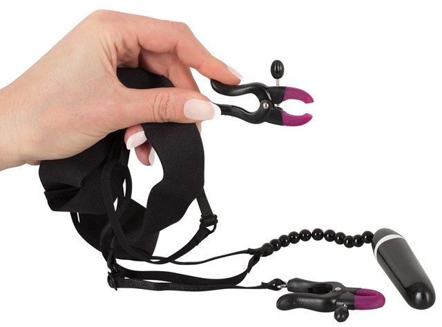 Stringtruse med Vibrator og Klemmer