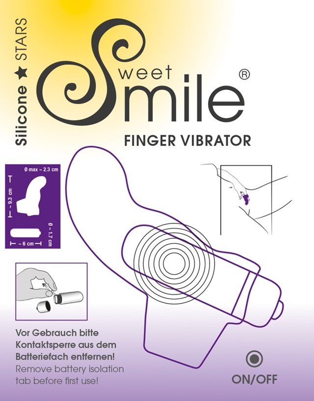 Lila Fingervibrator