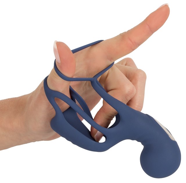 Vibrating Cock Sleeve with Ball Ring