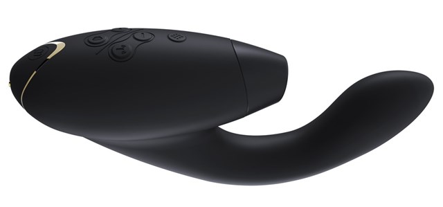 Duo Black - Vibrator for Klitoris og G-punktet