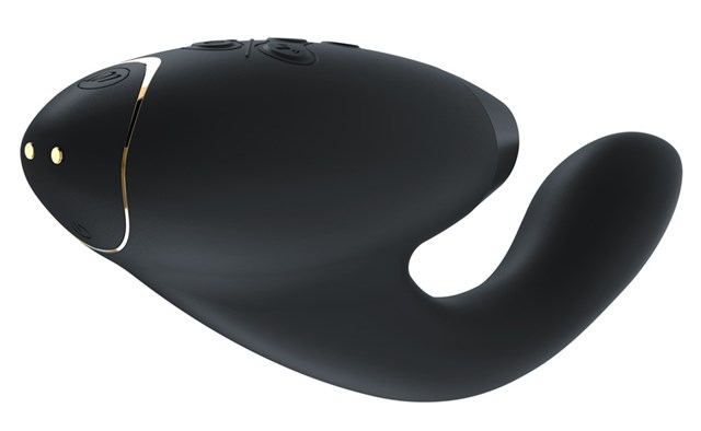 Duo Black - Vibrator for Klitoris og G-punktet