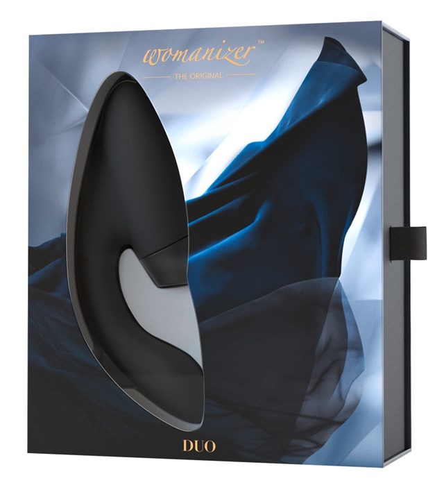 Duo Black - Vibrator for Klitoris og G-punktet
