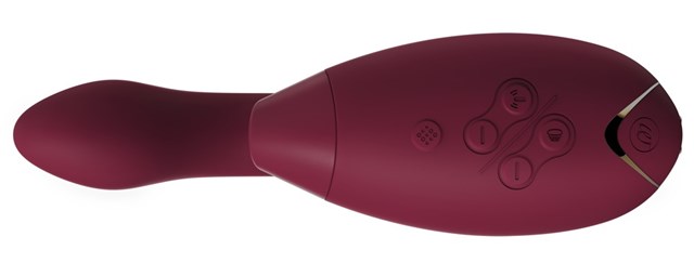 Duo Red - Vibrator for Klitoris og G-punktet