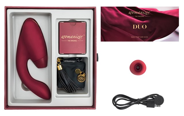 Duo Red - Vibrator for Klitoris og G-punktet