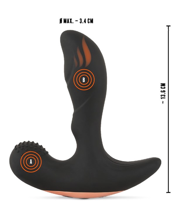 Remote Controlled Prostate Plug - Vibration & Heating Function