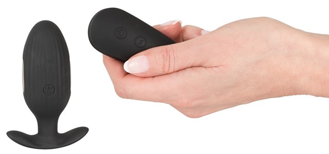 Vibrerende E-stim Analplugg