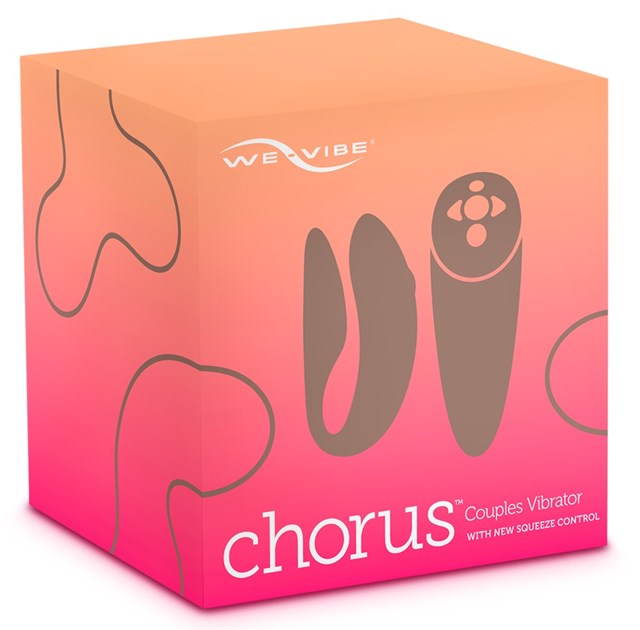 Chorus Pink - Parvibrator med trykkfølsom fjernkontroll
