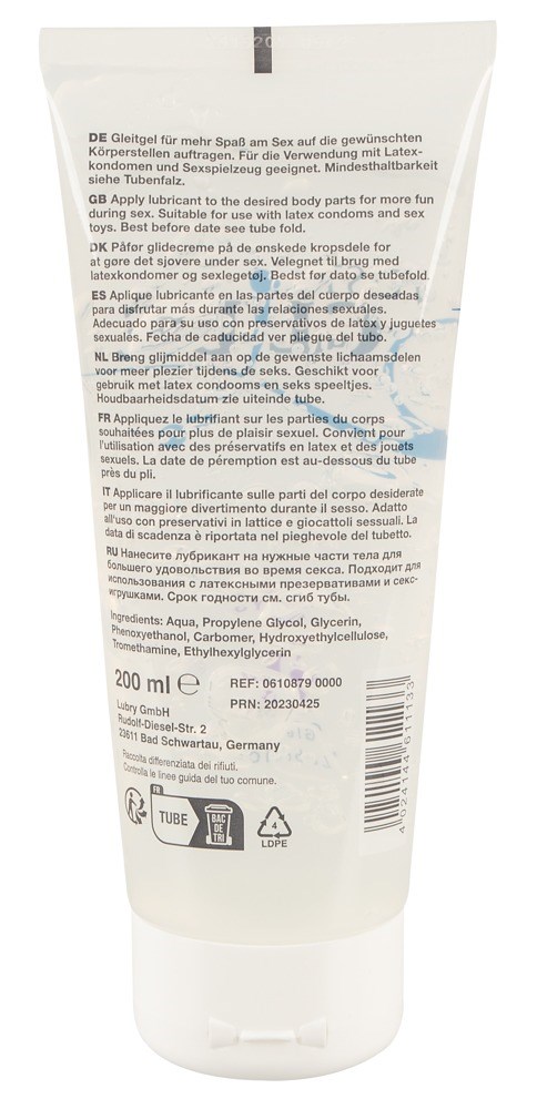 Just Glide Waterbased Lube 200 ml