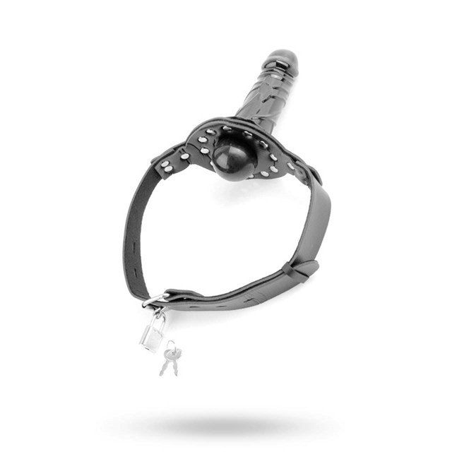 Deluxe Ball Gag med Dildo