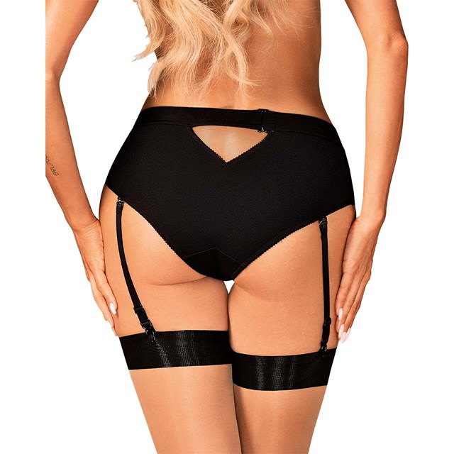 Garter Panties - Black