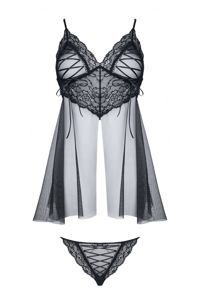 Clotilde - Sett Med Babydoll og Truse