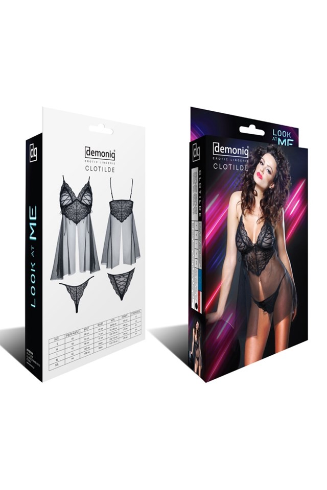 Clotilde - Sett Med Babydoll og Truse