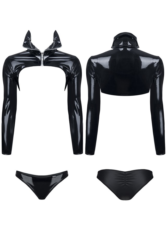 Nora - Utfordrende Minijakke og Truse