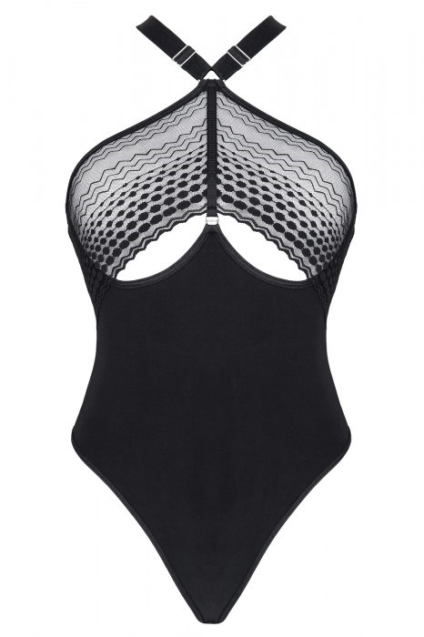 TRINI - Halterneck svart body