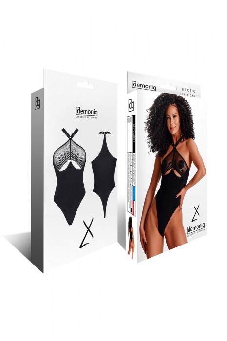 TRINI - Halterneck svart body