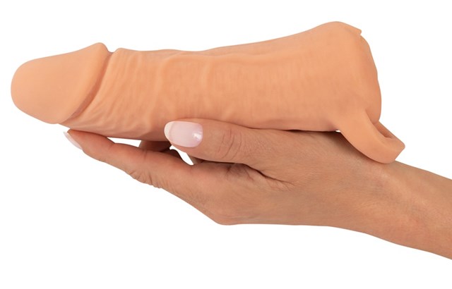 2-in-1 Extension And Masturbator 18,5cm