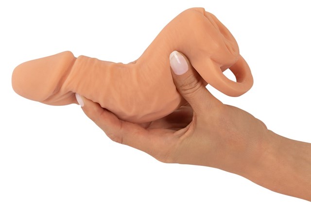 2-in-1 Extension And Masturbator 18,5cm