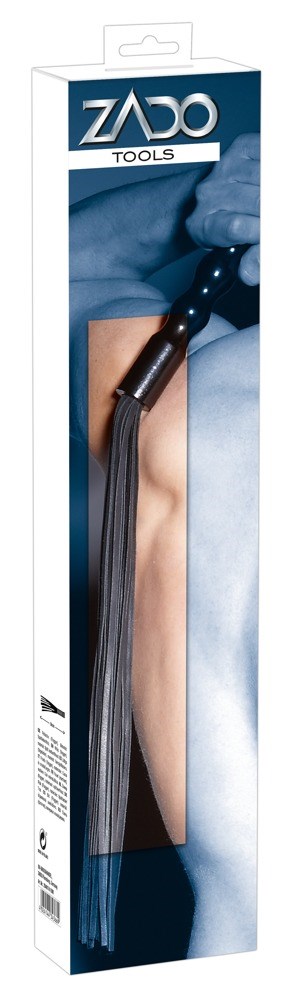 Leather Whip with dildo Grip