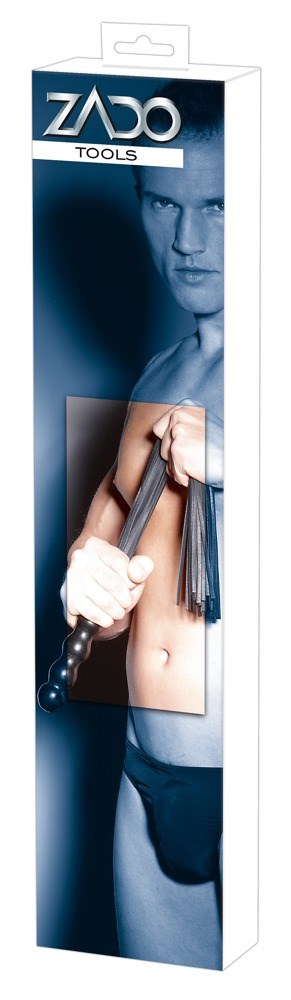 Leather Whip with dildo Grip