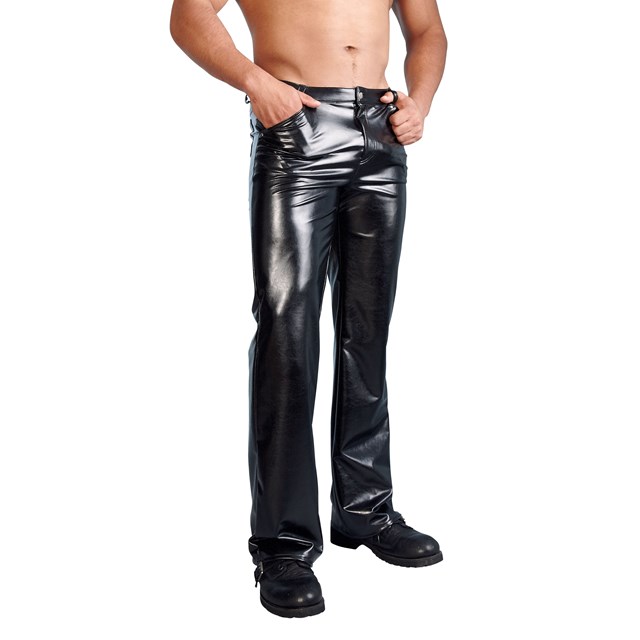 Imitation Leather Pants for him