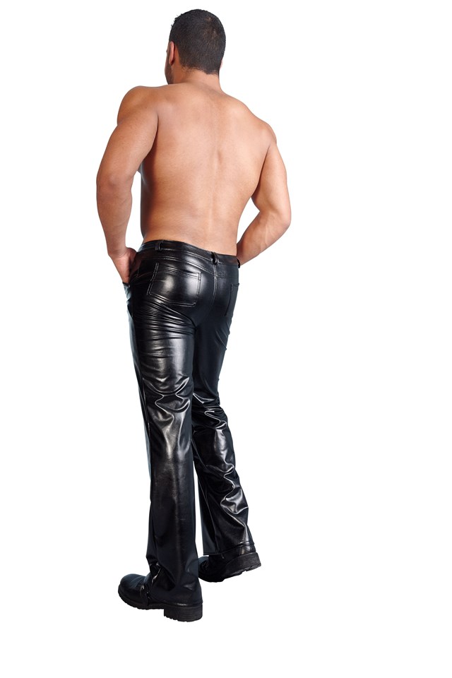 Imitation Leather Pants for him