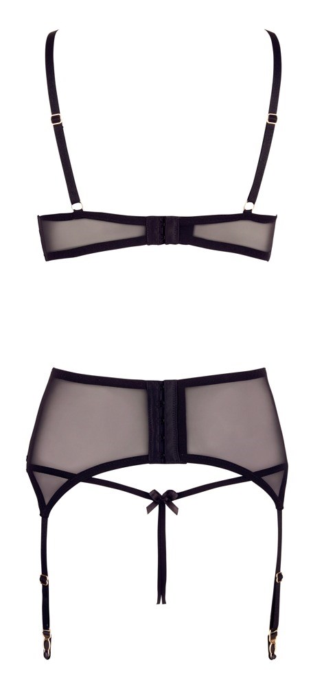 Bra Set With Peek-A-Boo Cups